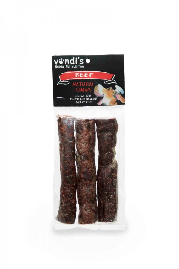 VONDIS Dry Sausage Thick- A chewy dry treat for slow chewers-182