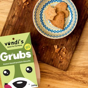Grubs insect dog biscuits