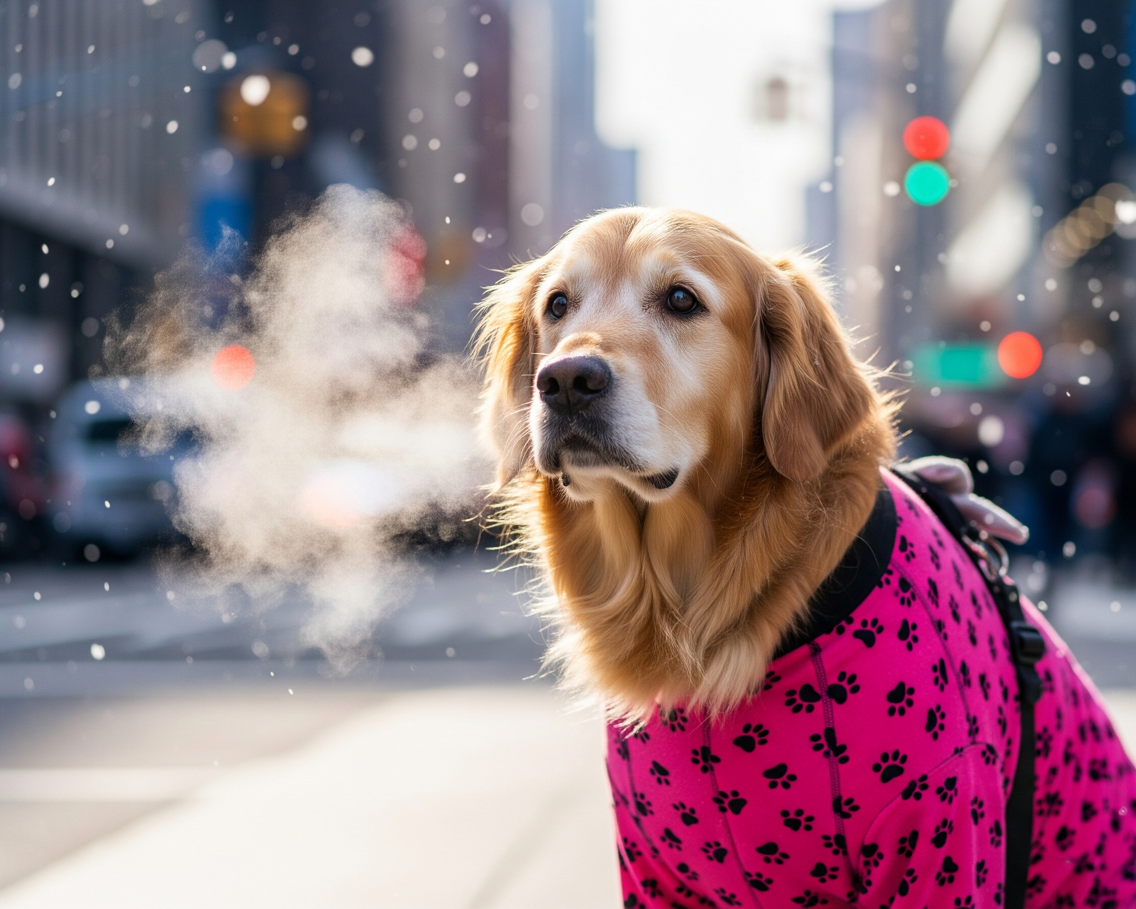 Winter joint pain in dogs