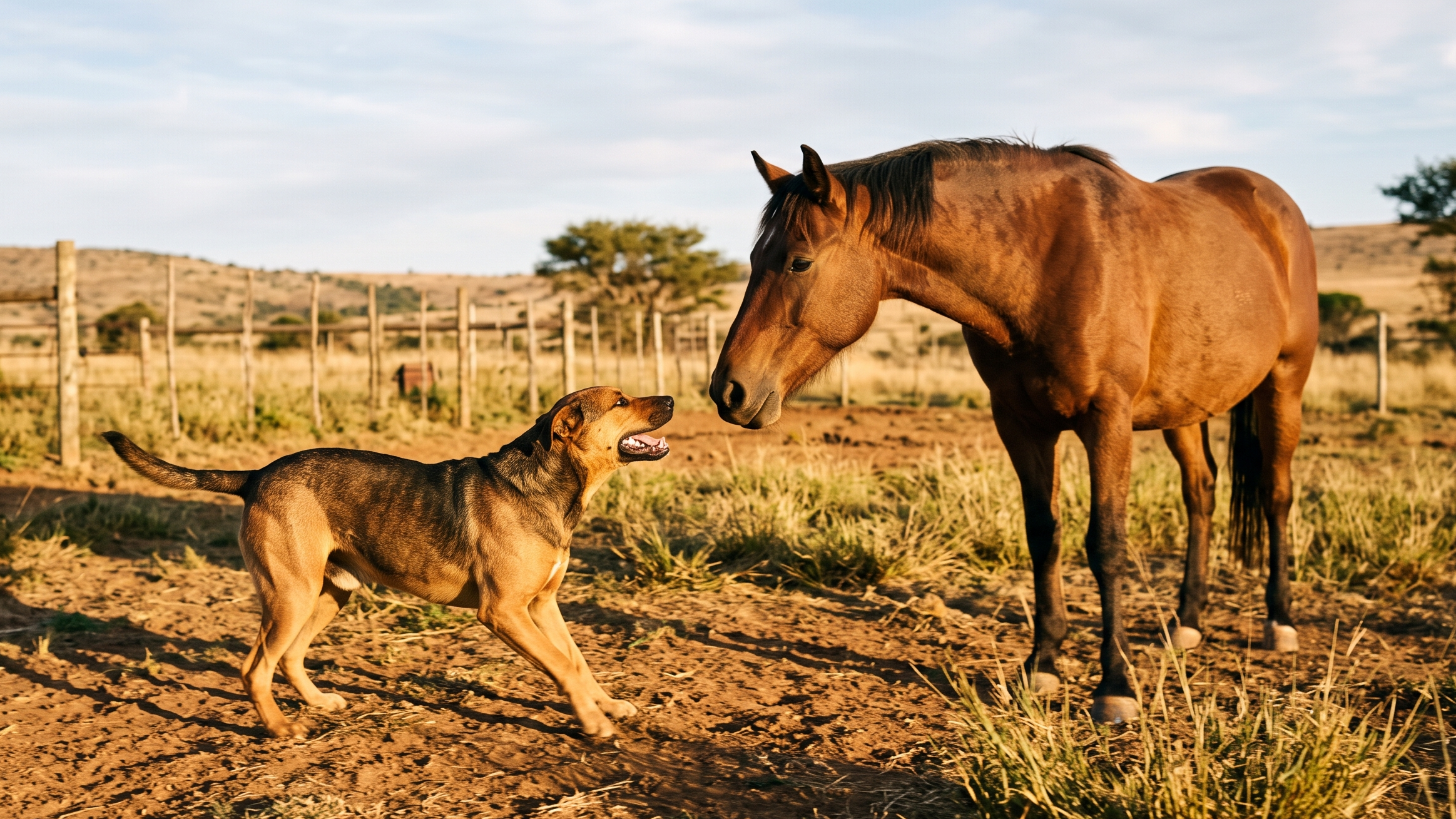 Dog Play Face: Horses Mirror It In Under A Second